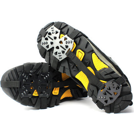 24-Tooth Reinforced Outdoor Crampons Non-Slip Shoe Covers