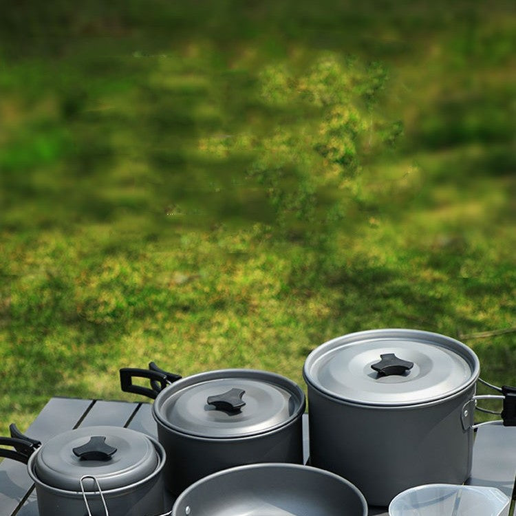 Aluminum Alloy Outdoor Camping Single Pot