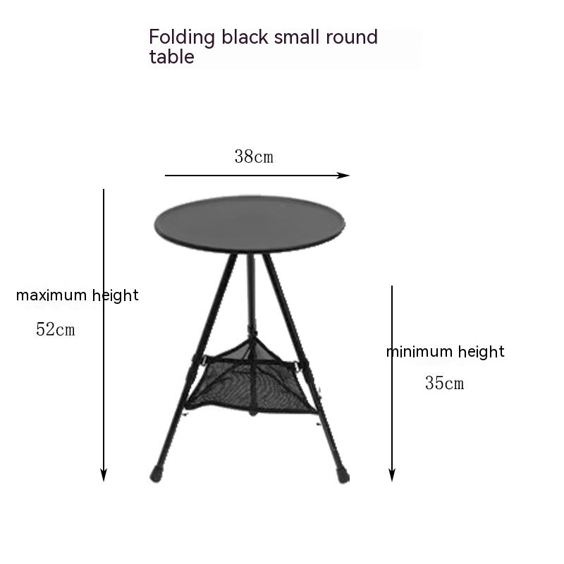 Folding Aluminum Alloy Outdoor Camping Tripod Table