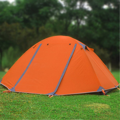 Outdoor Double-Layer Waterproof Aluminum Pole Camping Tent