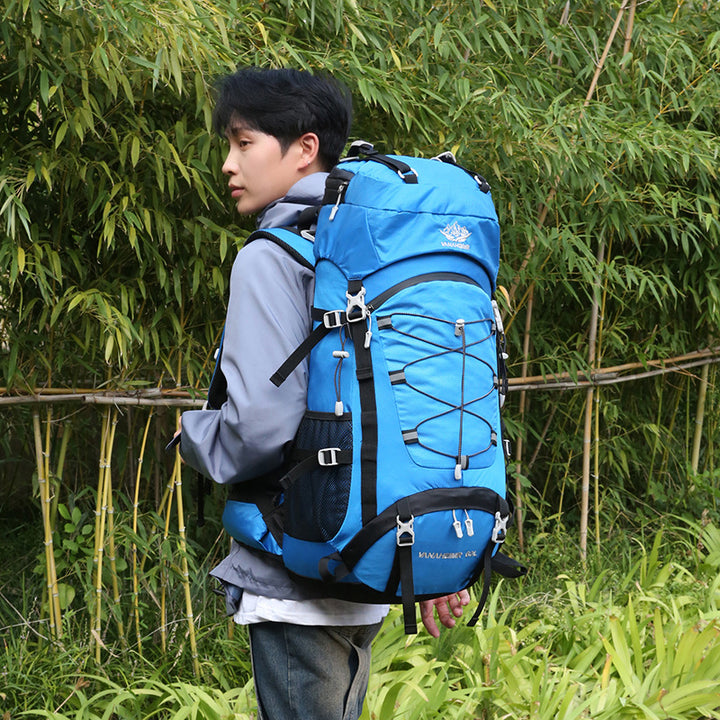 60L Large Capacity Outdoor Hiking Camping Travel Backpack