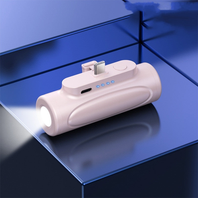 Creative Power Bank Flashlight With Bright LED Light