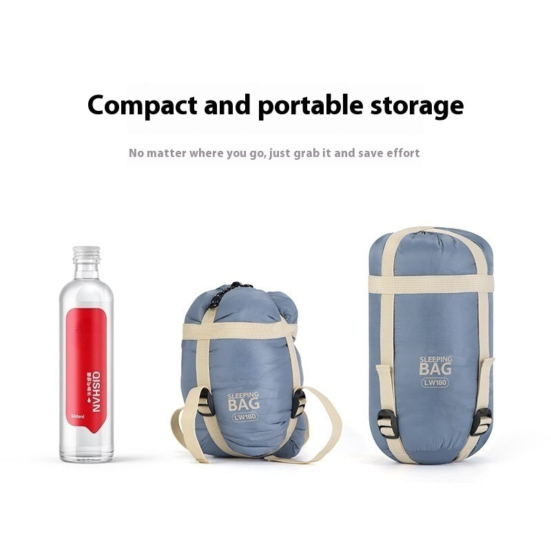 Summer Thin Envelope Sleeping Bag For Camping And Travel