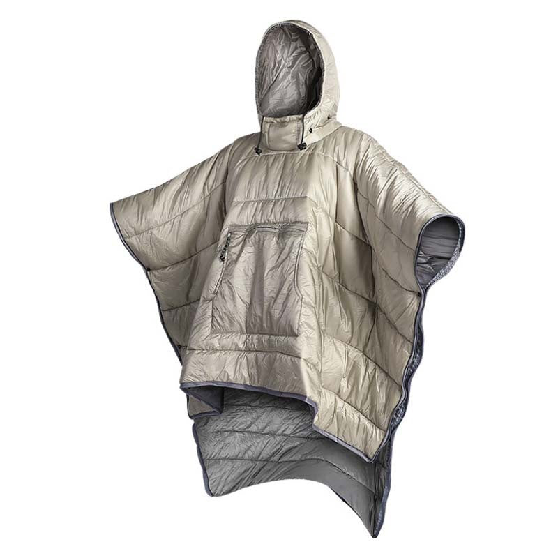 Outdoor Wearable Cloak Sleeping Bag Camping Cape Shawl Blanket