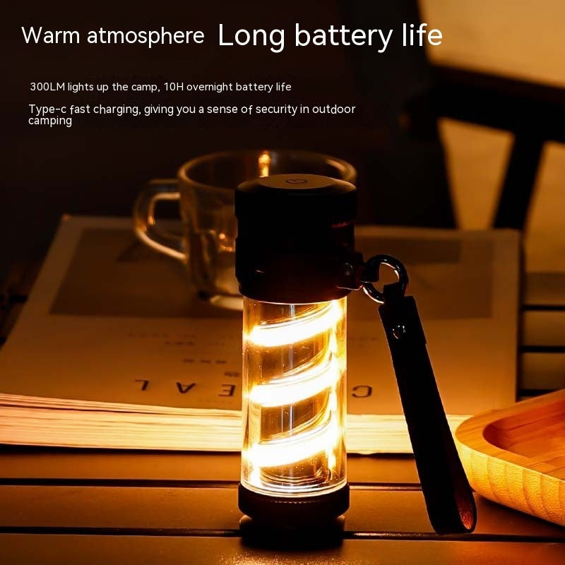 USB Rechargeable Portable Camping Lantern For Tent Atmosphere Lighting