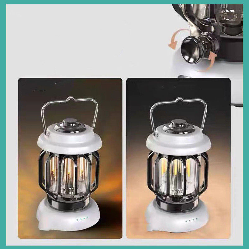 Portable Retro Camping Tent Light