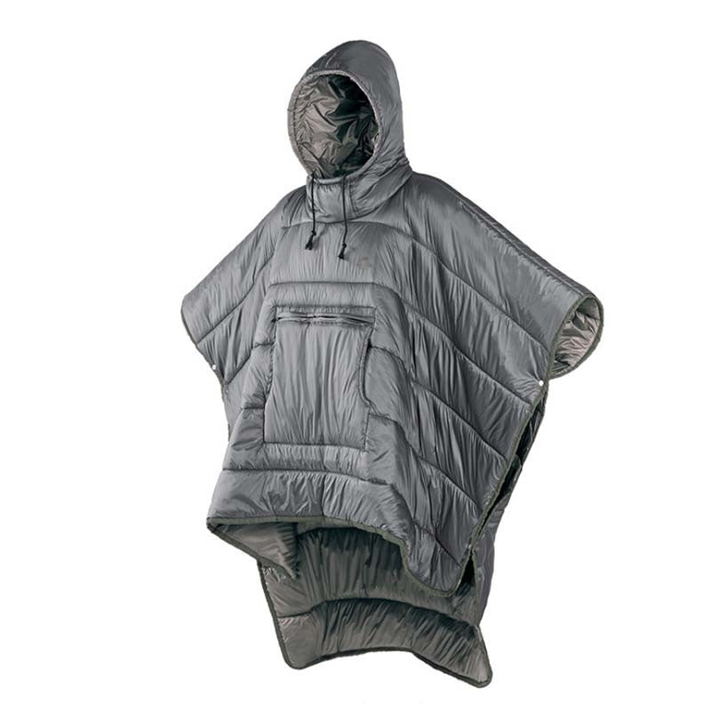Outdoor Wearable Cloak Sleeping Bag Camping Cape Shawl Blanket