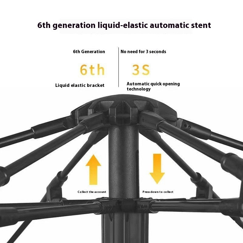 Automatic 3-4 Person Double Layer Outdoor Camping Tent Rain Sun Protection