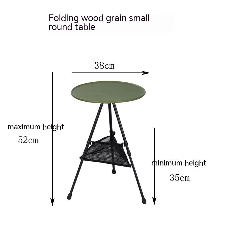 Folding Aluminum Alloy Outdoor Camping Tripod Table