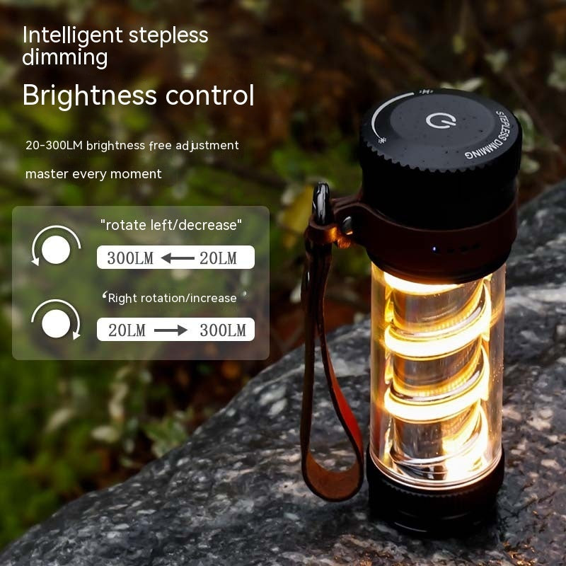 USB Rechargeable Portable Camping Lantern For Tent Atmosphere Lighting