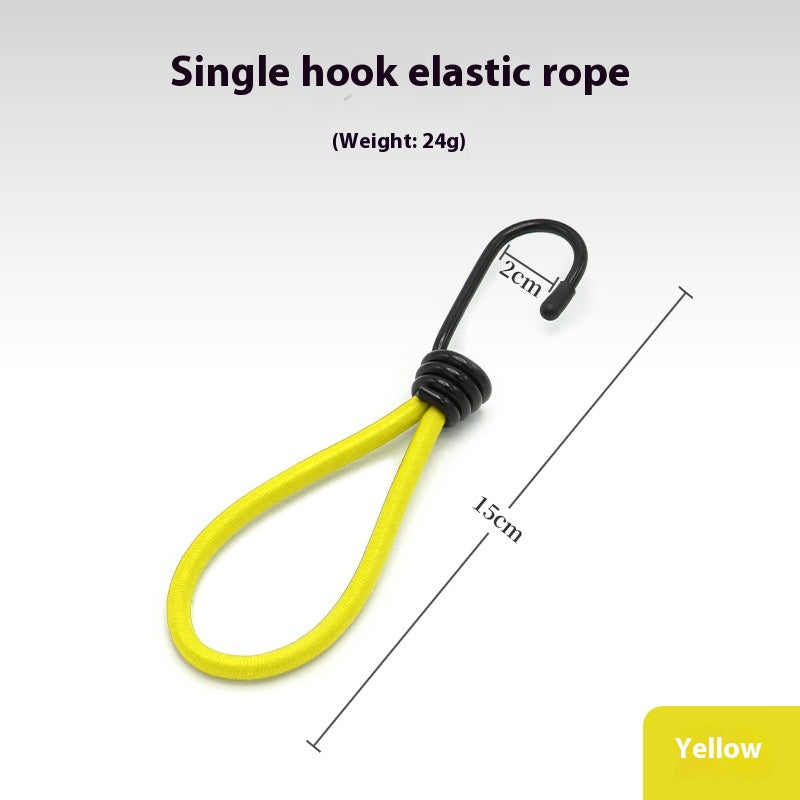 15cm Elastic Rope Buckle Outdoor Camping Tent Binding Strap