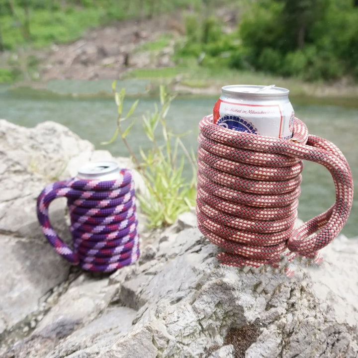 Recycled Rock Climbing Rope Cozy Holder Can Wrap
