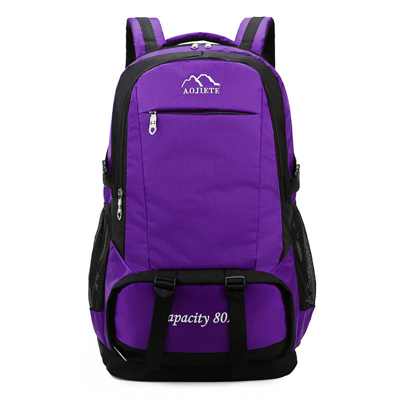 60L Double Shoulder Men's Travel Hiking Backpack Large Capacity