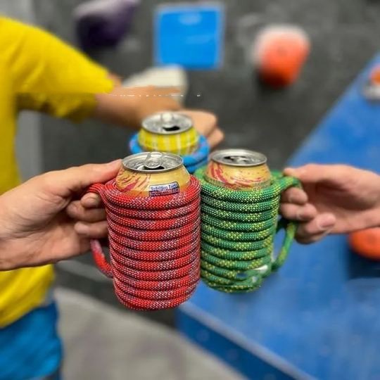 Recycled Rock Climbing Rope Cozy Holder Can Wrap
